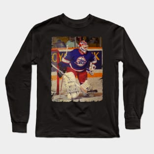 Nikolai Khabibulin, 1994 in Winnipeg Jets (3.22 GAA) Long Sleeve T-Shirt